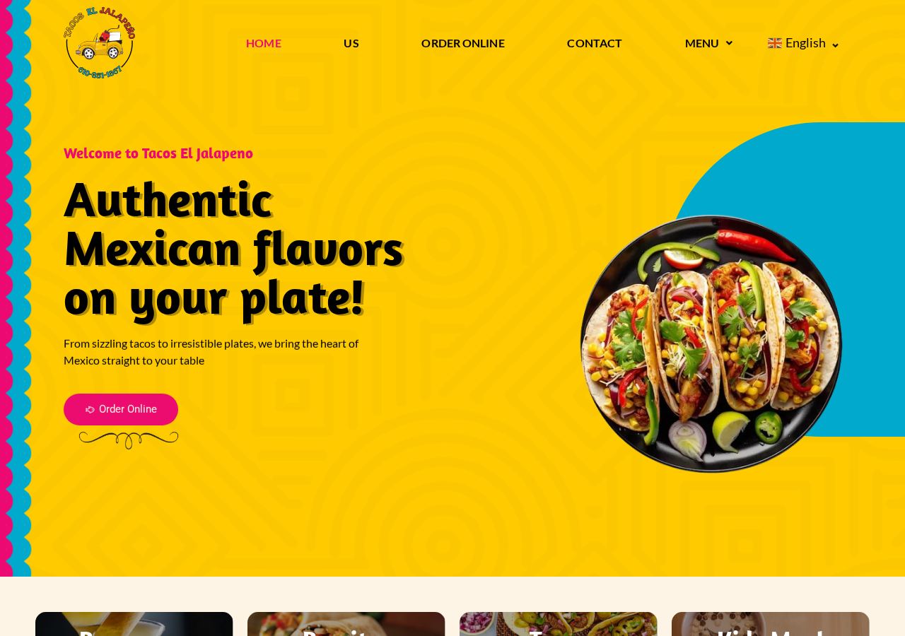 Tacos El Jalapeño website preview